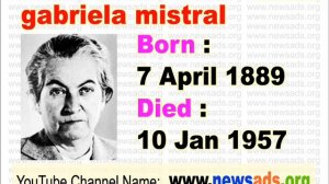 gabriela mistral