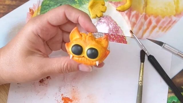 Как тонировать игрушки из полимерной глины