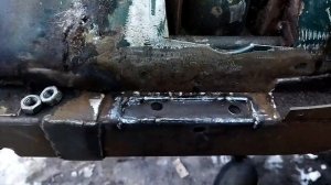 Усиление креплений балки на лонжеронах! Ремонт места крепления балки ВАЗ 2105 - 2107. Часть 20.