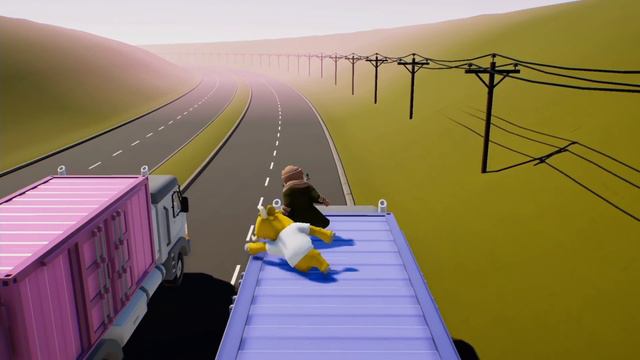 ЗЛАЯ БАБКА НАКАЗАЛА БЫЧКА В GANG BEASTS смотреть онлайн
