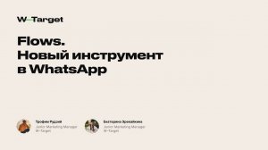 Flows. Новый инструмент в WhatsApp