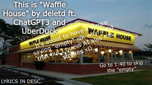 Waffle House - An AI generated song смотреть онлайн