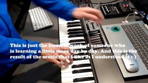 Roland MC-808 Controlled by Edirol PCR-800 (Featuring my guitar samples) - Mixing a Track -