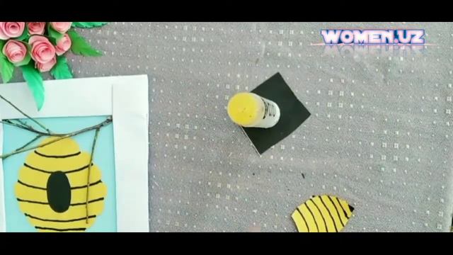 Asalari va asalari inini yasash, oson va oddiy#Making bees and beehives easy #Делаем пчел из бумаги смотреть онлайн
