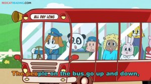 Wheels On The Bus | Nursery Rhymes | Kids Songs | Made by Red Cat Reading