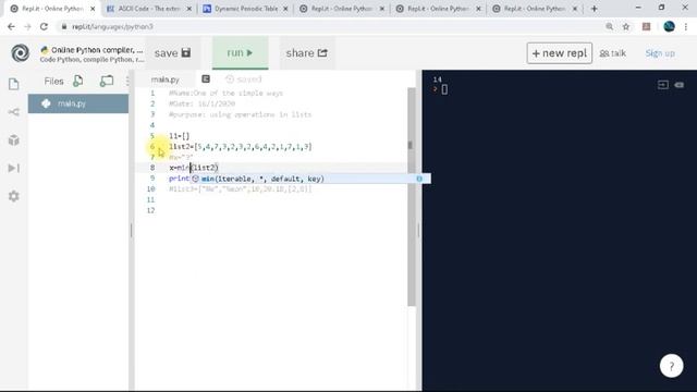 Introduction to Lists in Python: Operations on Lists Part 1