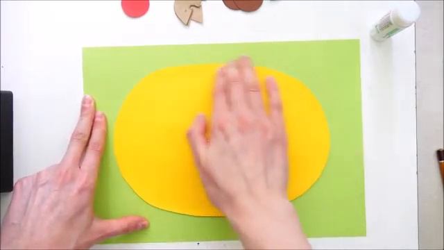 Пицца с грибами Аппликация смотреть онлайн