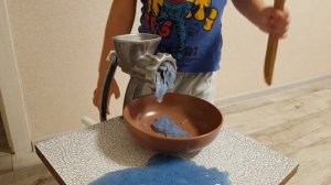 Слайм в мясорубке