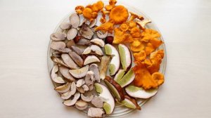 Сушка грибов в микроволновке