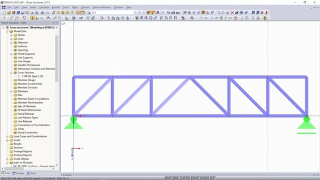 [EN] Моделирование в программе RFEM 5 | 006 ферма смотреть онлайн