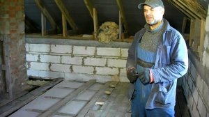 Деревянное межэтажное перекрытие.Черновой пол.Межэтажное перекрытие