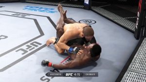 Israel Adesanya vs. Khamzat Chimaev Full Fight | UFC 4