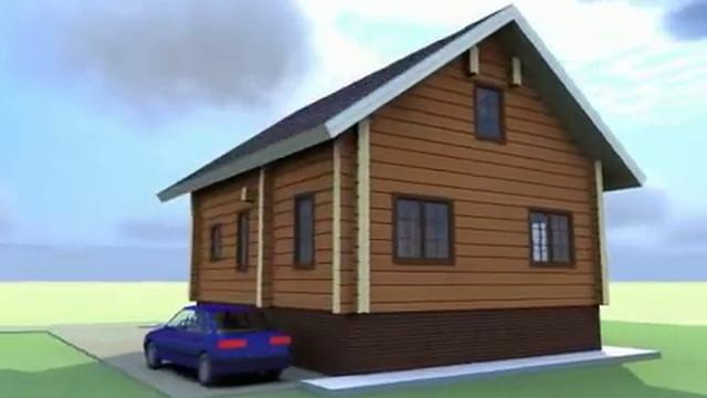 Сруб из кедрового лафета 260х350 мм. об.пл.= 121м2 смотреть онлайн