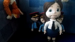 Игрушки крючком  Полицейские