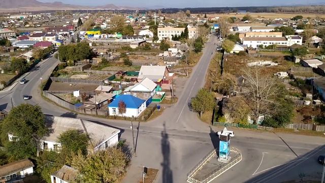 Видеопанорама села Аскиз во время работ на ТВ .Осень 2019.Хакасия смотреть онлайн
