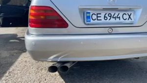 Звук выхлопа ( Exhaust sound) Mercedes CL500,  M119.970