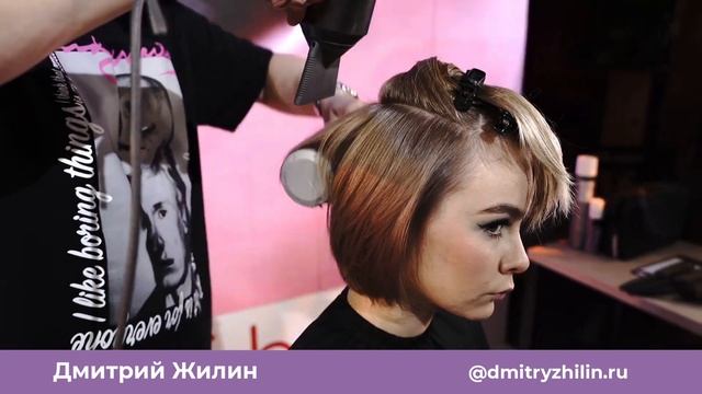 Дмитрий Жилин - Перенаправление линий классической стрижки, при котором стрижка сама себя укладывае