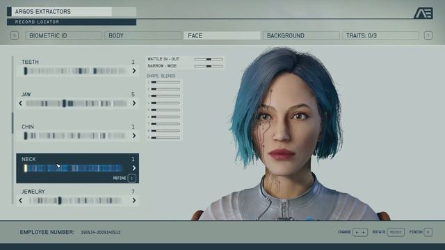 Starfield Character Creation Guide - Beautiful Blue Haired Female Cyberneticist [Modded] смотреть онлайн