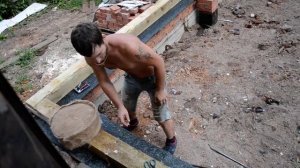 Строительство дома из бруса первые венцы