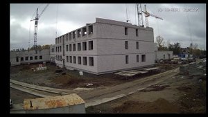 Работа башенных кранов КБ-403 и КБ-405.1А