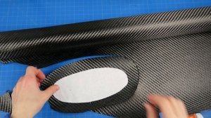 Molding Ford Emblem with Forged Carbon Fiber Fabric