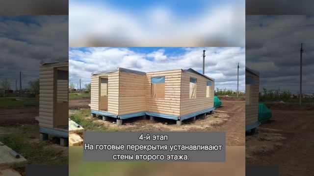 Сборка каркасного дома по проекту "Киев"