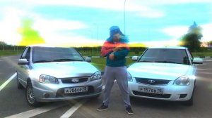 На что способна Приора против Калины СПОРТ ?!