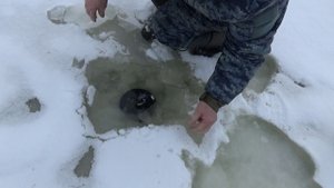 Налим на жерлицу.