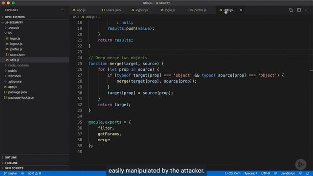 JavaScript Security Best Practices | Chapter:4 Defending Against Protocal Pollution
