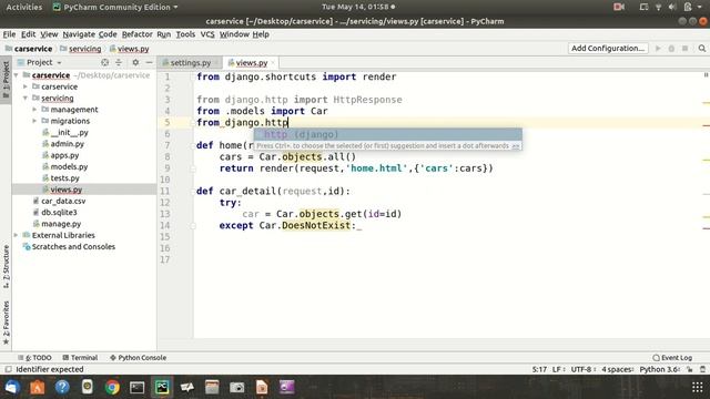LEARN PYTHON DJANGO PART 15 IMPLEMENT VIEWS