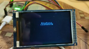 W801,  board HLK-W801-KIT-V1.1 + 3.2 TFT дисплей Ultra HD 320X480 HX8367C