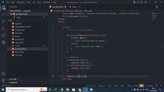 Learn Core Js Promises And API Fetching Using Promise | Weekdays 12pm Class || CSRIT India ||