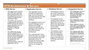 Oracle Transportation Management Cloud | Training Session 2 | OTM Architecture & Servers