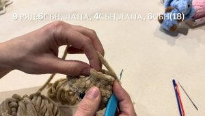 ❤️МК Слоник ? мини игрушка брелок из плюшевой пряжи ?