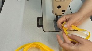 Московский шов на тонких тканях . Обработка косой бейкой.