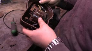 замена провода питания в старинном настольном светильнике