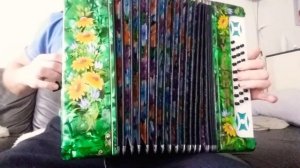 "Оренбургский пуховый платок" на гармони