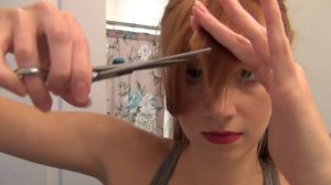 How to Cut Curtain Bangs! Face Framing Bangs - Step by Step Tutorial