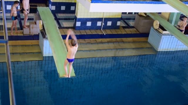 Прыжки в воду. Соревнования. Институт физкультуры (ГЦОЛИФК) Москва
