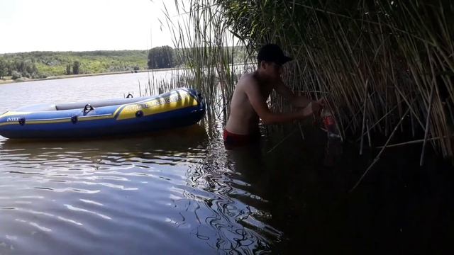 Ловля рыбы на огромную вершу. Что я поймал! Ловушка на рыбу!!! смотреть онлайн