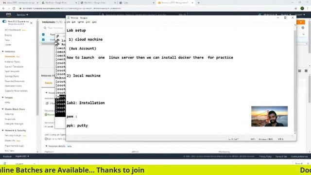 Docker Tutorial for beginners |  How to Setup a Docker Lab in AWS?