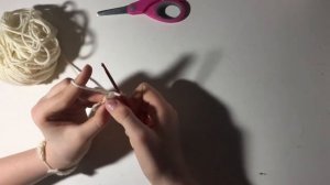 ?Вяжем браслет крючком?