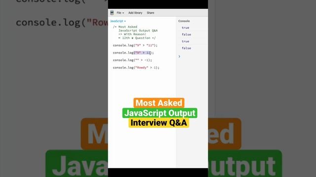 Most important Javascript interview questions #frontend #interview #javascript #react #reactnative