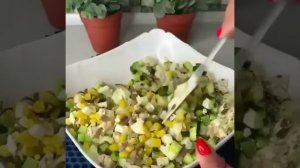 🥗 Нежный салат с курицей и грибами