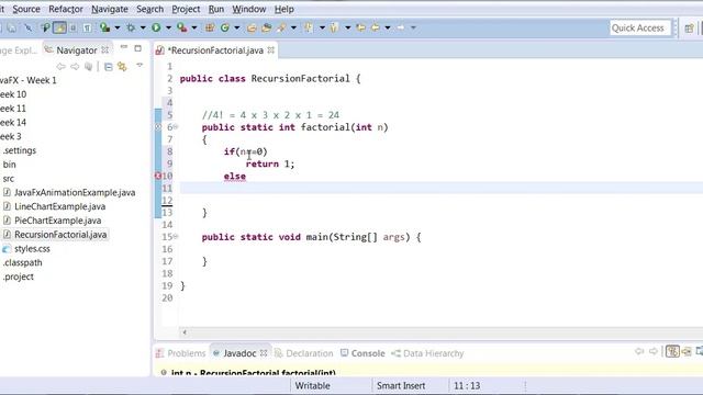 Java Recursion - Factorials смотреть онлайн