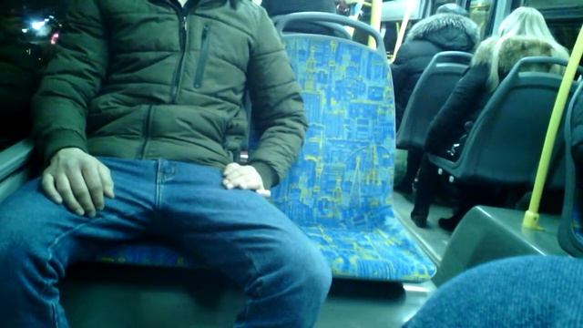 Москва. Поздний вечер. 13 троллейбус. От Сущёвского до Аргуновской.