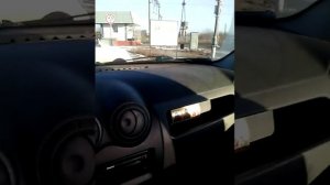 Переезд пос. Сенной Саратовской обл. 01.12.2016г.