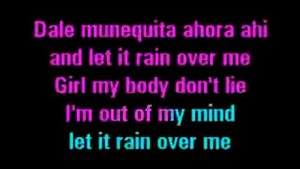 Karaoke Marc Anthony Feat Pitbull - Rain Over Me