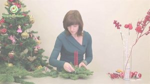 Новогодняя композиция из еловых веток со свечами. Мастер класс практической флористики.