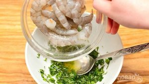 Запеченные в беконе креветки